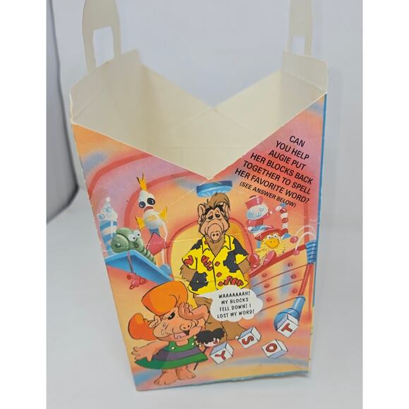 Burger King Alf Puppet Cookin' & Meal Box 1988 Complete 3 Alf Books Color Reads - Picture 11 of 16